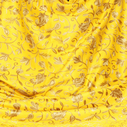 Women's Aari Embroidered Wool Shawl